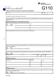 Antrag auf medizinische Leistungen zur Rehabilitation - AOK